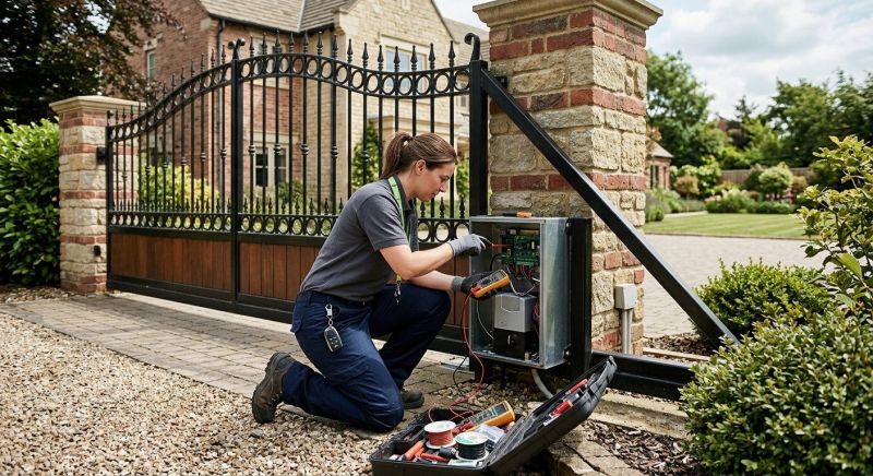 Driveway Gate Installation in Rockville, MD