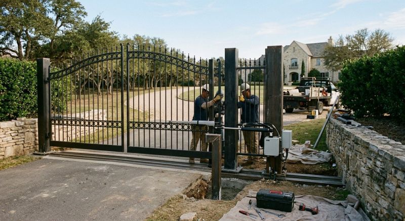 Gate Entry System Installation in Roswell, GA