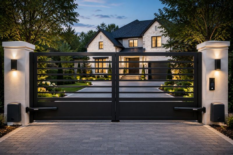 Motorized Gate Installation in Franklin, TN
