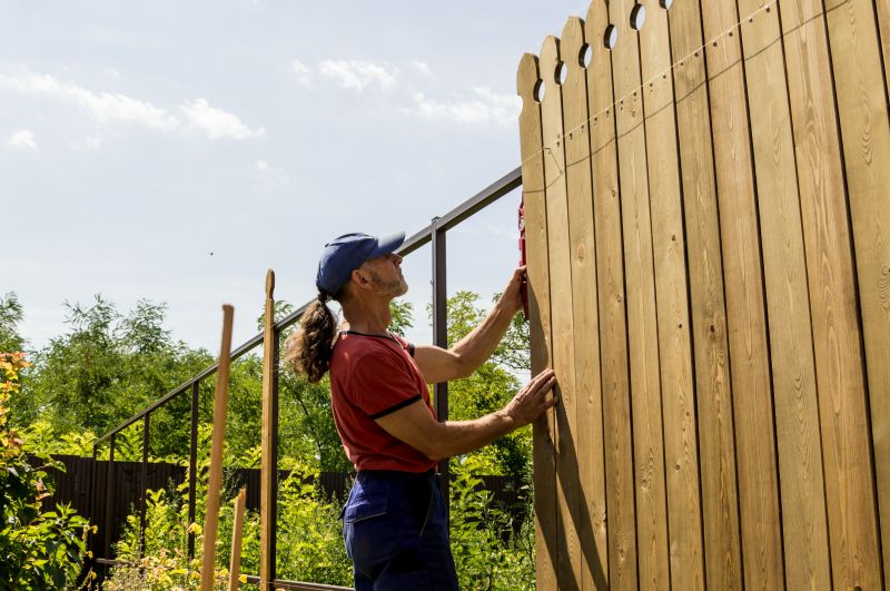 Plank Fence Installation in Roseville, CA