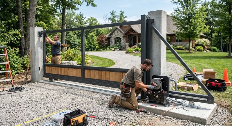 Driveway Gate Installation